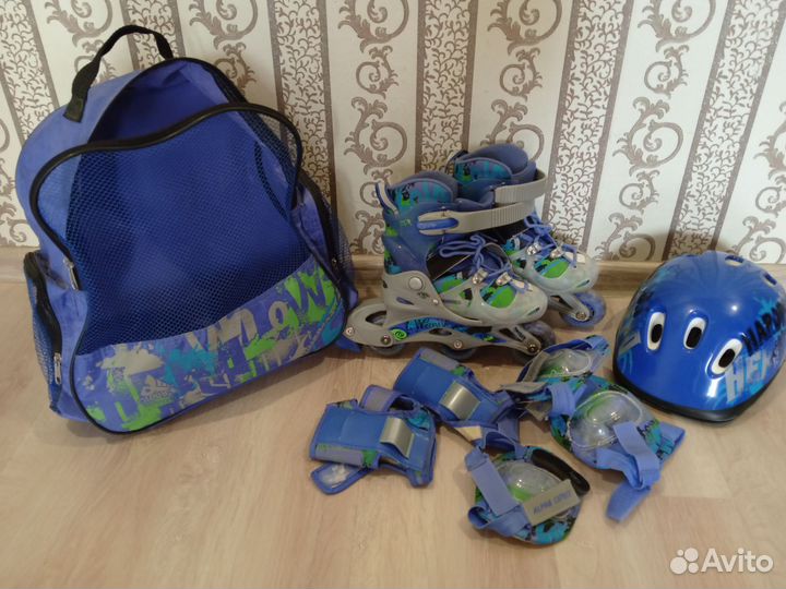 Роликовые коньки детские раздвижные