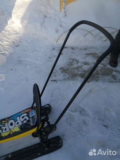 Снегокат с колёсами (от 3-7 лет)