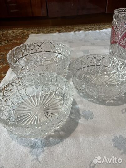 Ваза хрустальная СССР