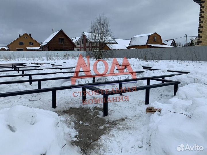 Фундамент на винтовых сваях
