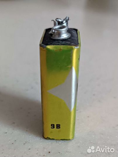 Батарейка крона корунд СССР 1990год