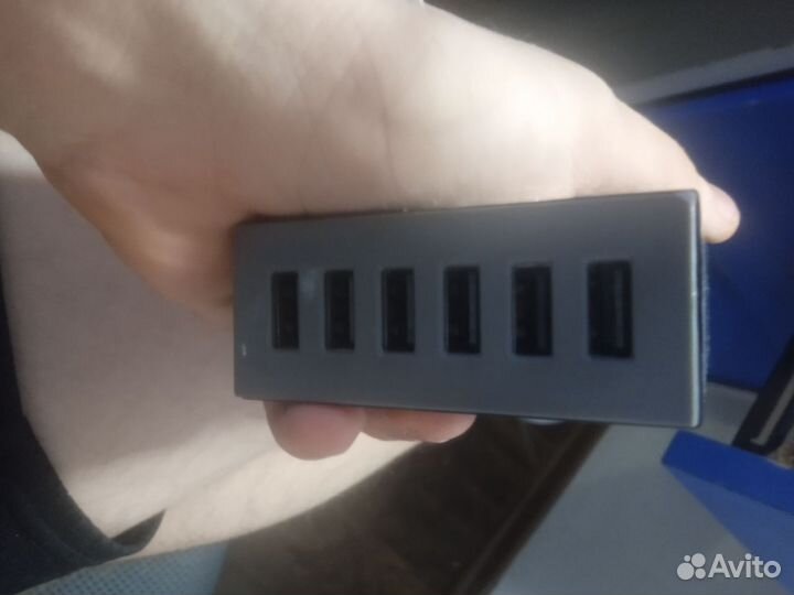 USB зарядка на 6 слотов