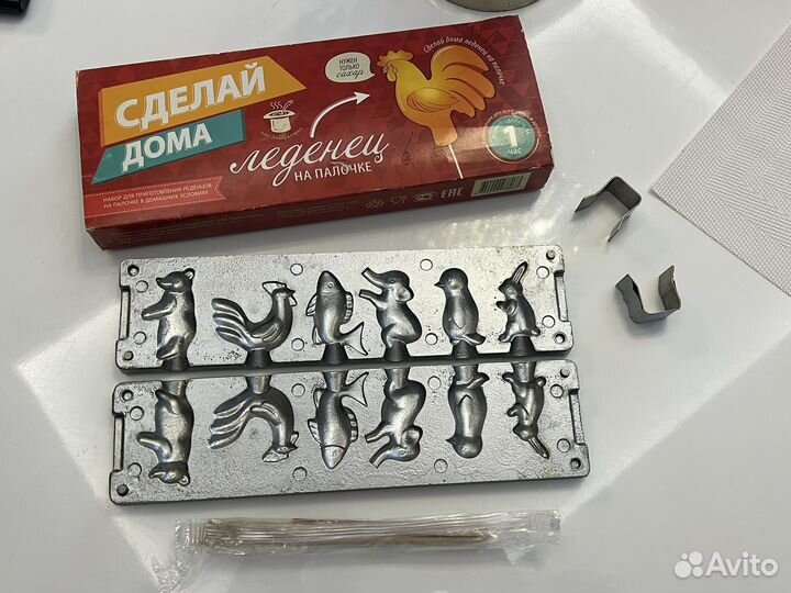 Форма леденец на палочке