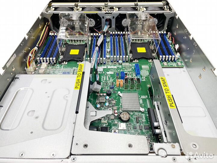 Сервер Supermicro 6029U-E1CR4 NEW 2xGold 6146 512Gb