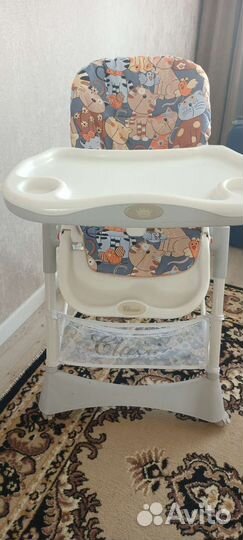 Стульчик для кормления happy baby classic