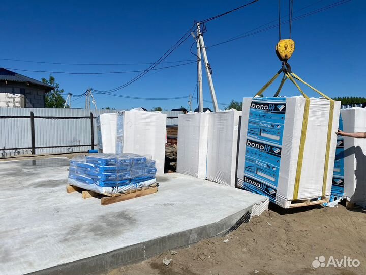 Газобетонные блоки с завода Бонолит