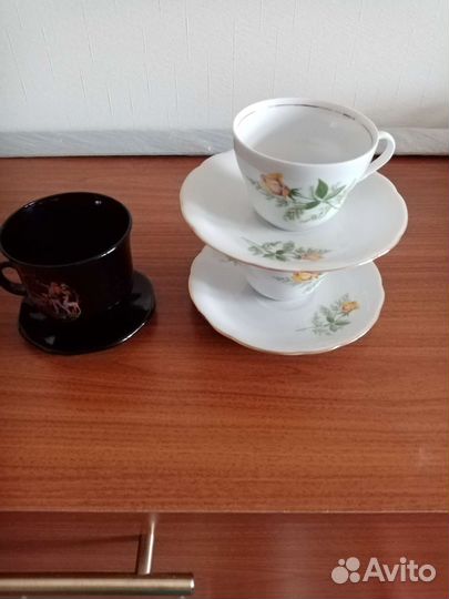 Хрустальные фужеры бокалы СССР, посуда