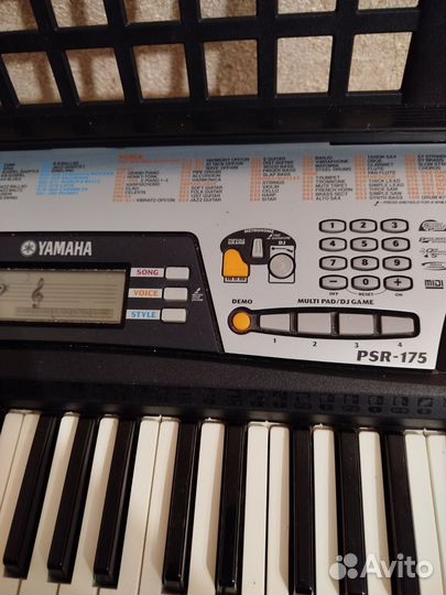 Синтезатор yamaha psr-175