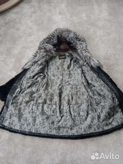 Шуба норковая с капюшоном 50 52 размер