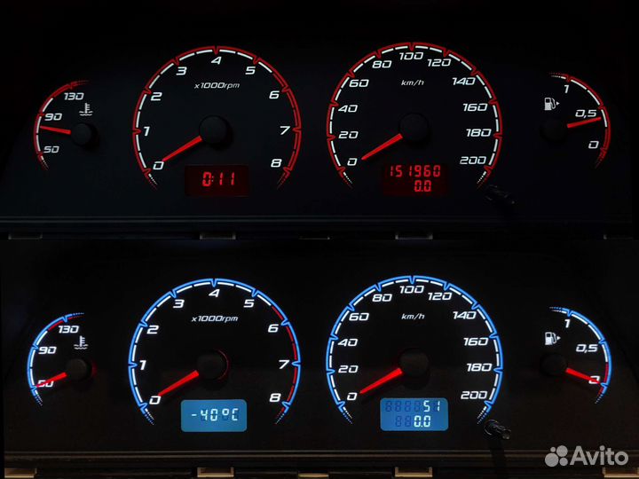 Led платы подсветки щитка приборов 2110/2114/Нива