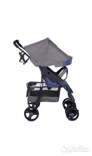 Прогулочная коляска babyton comfort blue - grey