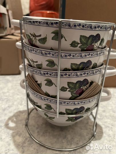 Набор салатников + подставка