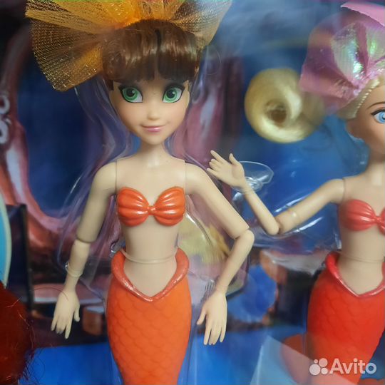 Мини Принцессы Дисней Ариэль и сестры русалки