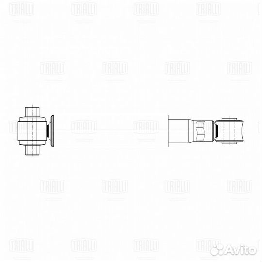 Амортизатор MAN TGA,TGS,TGX передний (418/665 20х1