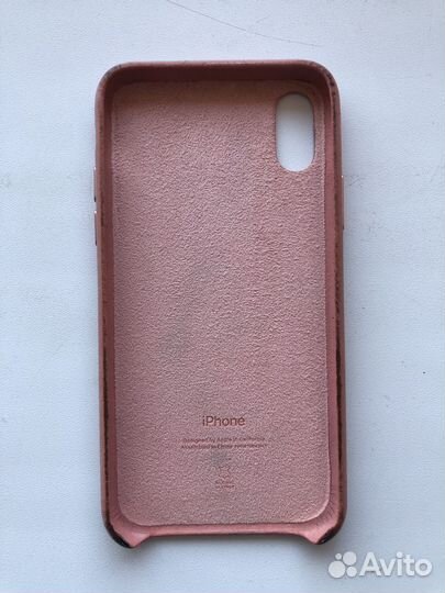 Кожаный чехол для iPhone Х