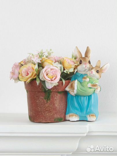 Кашпо для цветов настольное символ года кролик