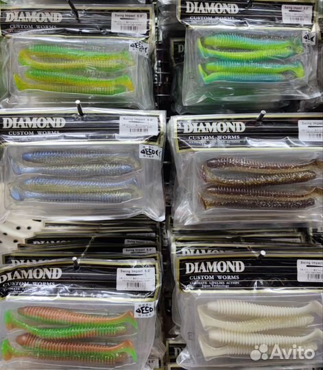 Силиконовые приманки Keitech Swing impact 6