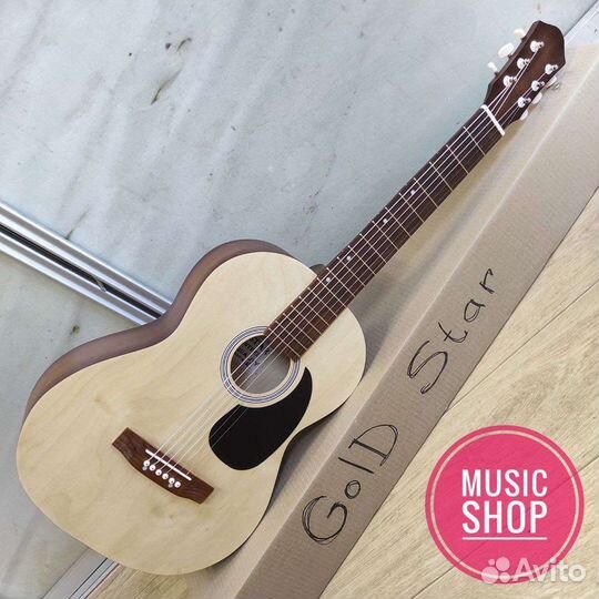 Гитара новая акустика широкий гриф
