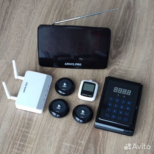 Кнопка вызова официанта модель Премиум, комплект