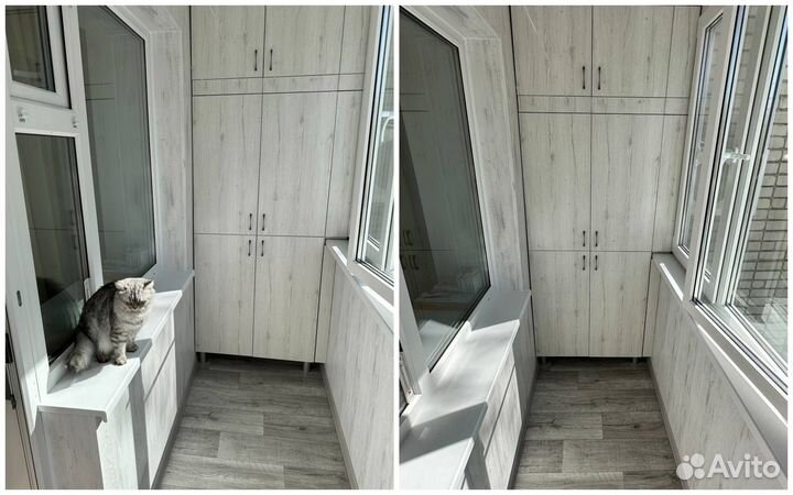 Шкаф на балкон в Рассрочку, шкаф купе, гардеробная