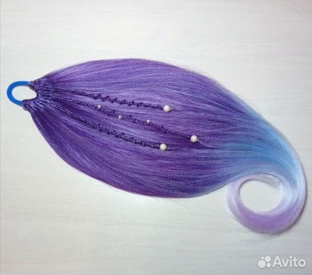 Детский афрохвост, хвост на резинке, цвет любой