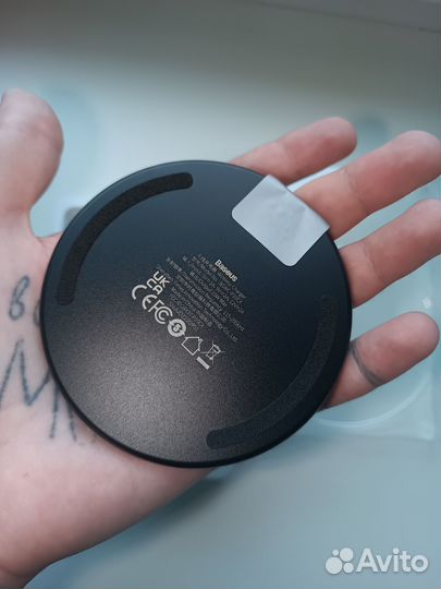 Беспроводная зарядка 15w baseus iPhone/android