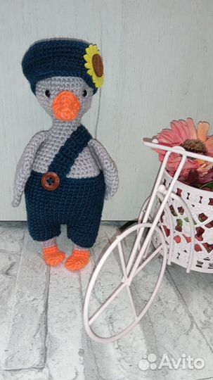 Вязаные игрушки гусь