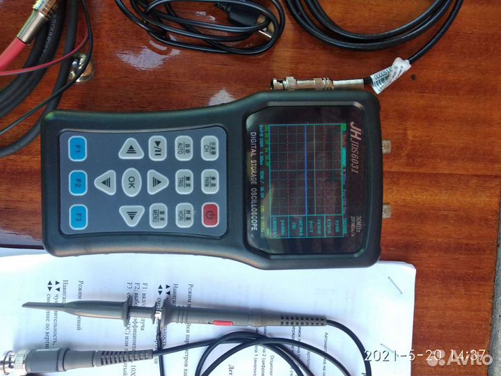 Осцилограф- мотортестер портативный jinhan JDS6031