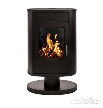 Печь - камин нмк Сибирь 10 кВт стальная