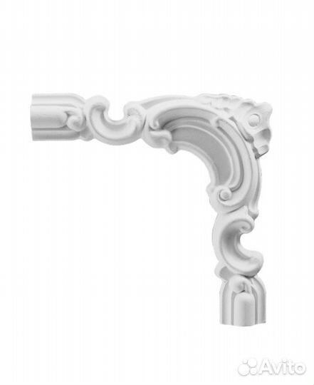 Силиконовая форма угловой декоративный элемент