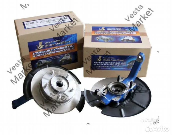 Усиленный ступичный узел с внешним креплением нива