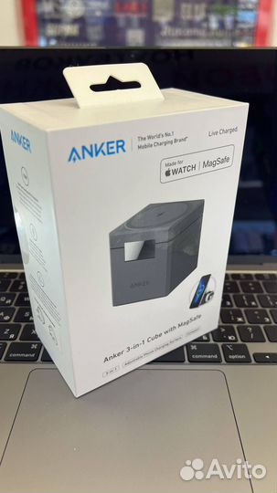 Беспроводное зарядное устройство Anker Cube