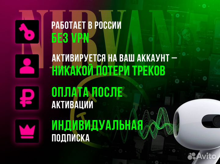 Подписка Spotify 3-12 мес