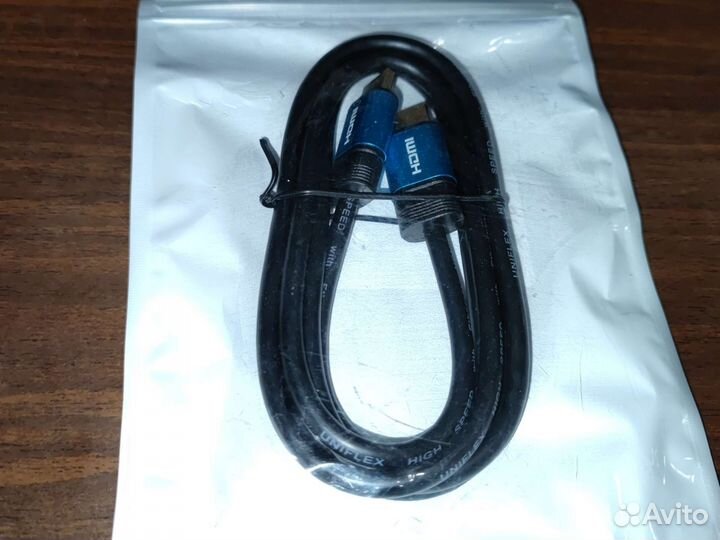 Шнур hdmi-hdmi v.2.0 1,5м uniflex