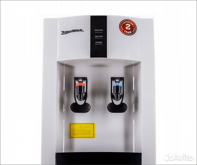 Кулер для воды Aqua Work 16TDR бело-черный, настол