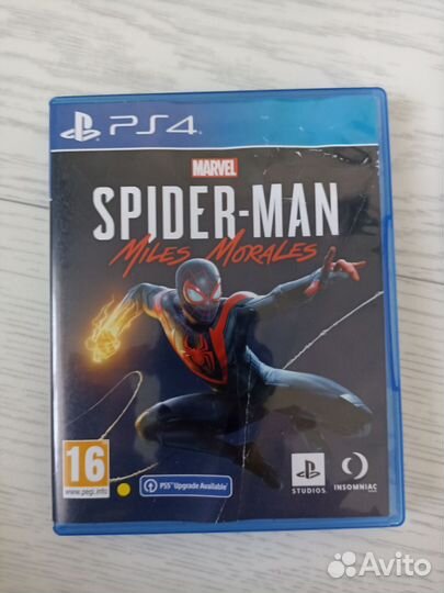 Spider man miles morales ps4 диск на русском