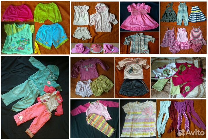 Одежда пакетом на лето 86-92(18-24 мес)