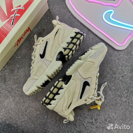 Кроссовки Nike Air Zoom Stussy Fossil