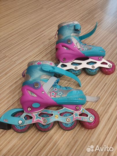 Коньки роликовые детские для девочек