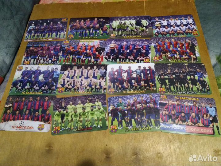 Карманные календарики фк Барселона Испания