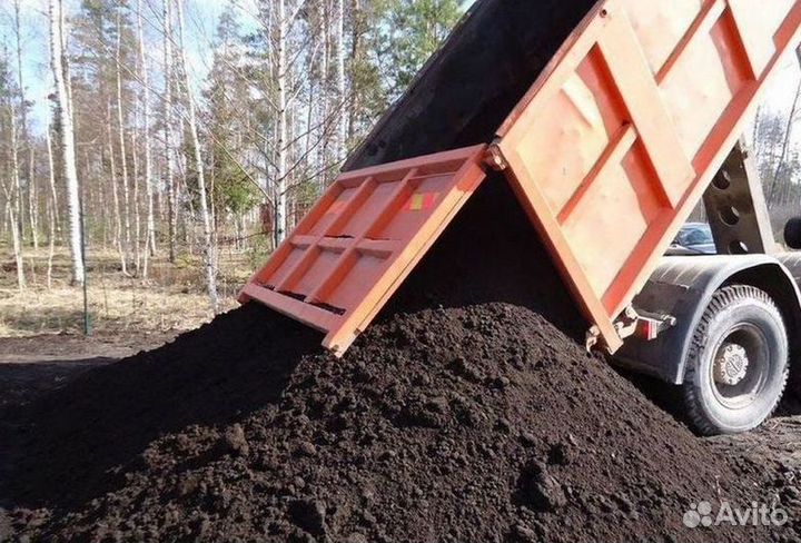 Доставка сыпучих материалов (грунт, чернозём, песо