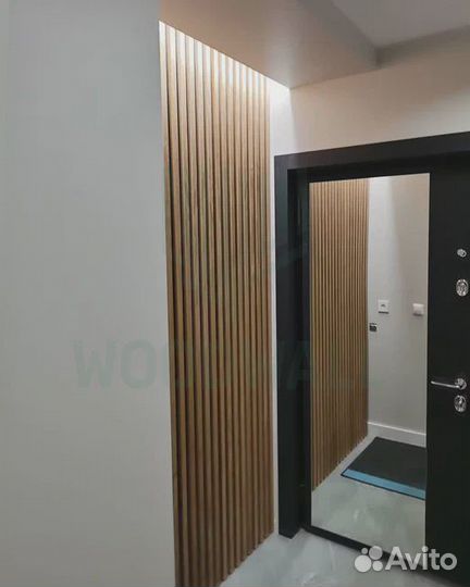 Интерьерные рейки баффели для стен 25 шт