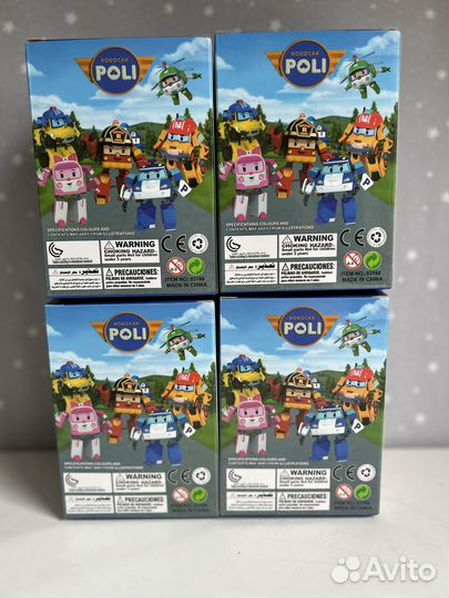 Робокар поли набор трансформеров 6 шт