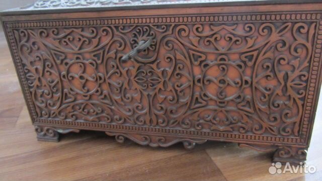 Шкатулка, ларь-сундучок (металл.) Винтаж СССР