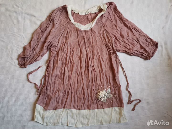 Летний костюм туника и бриджи для беременных