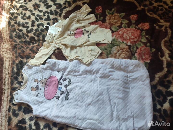 Детские вещи пакетом от 0 до года