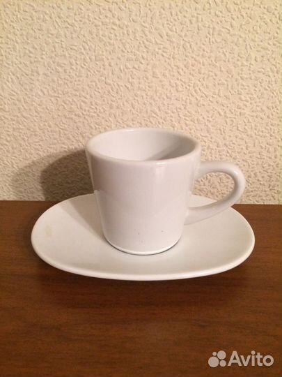 Комплект чашек для кофе эспрессо с блюдцами Икеа