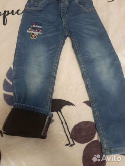 Джинсы утепленные для мальчика