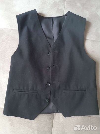 Пиджак школьный и жилетка тruvor для мальчика 128