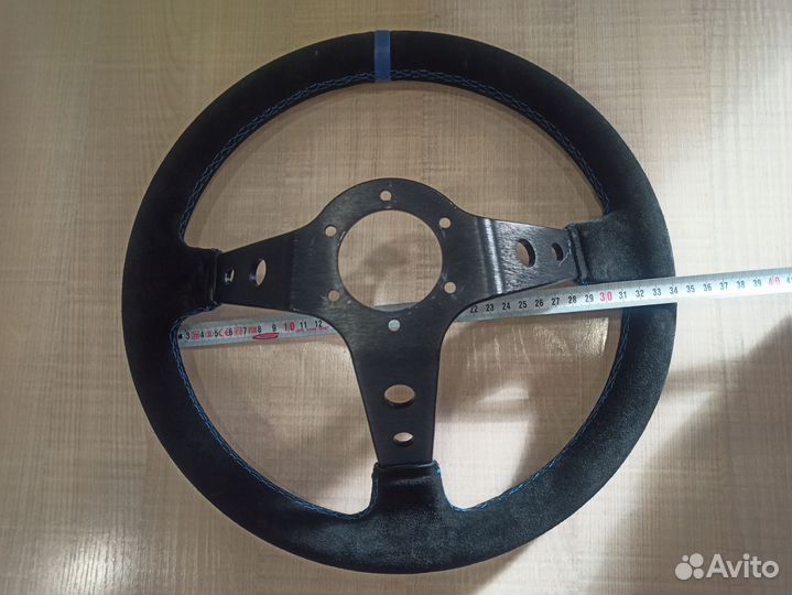 Спортивный руль OMP с выносом